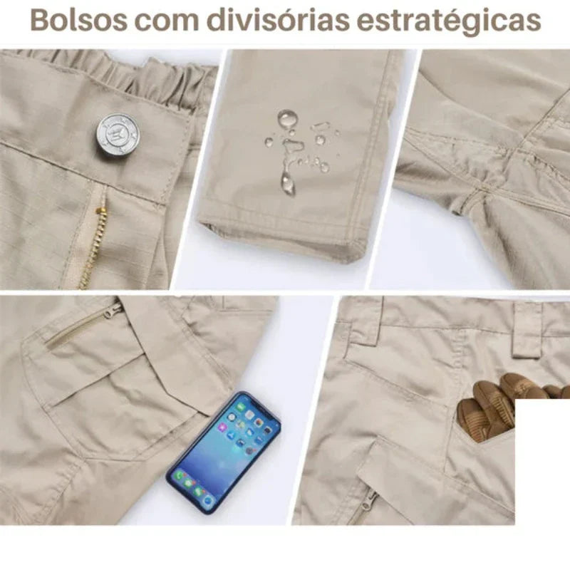 Calça Tática Militar Resistente e Impermeável Titan