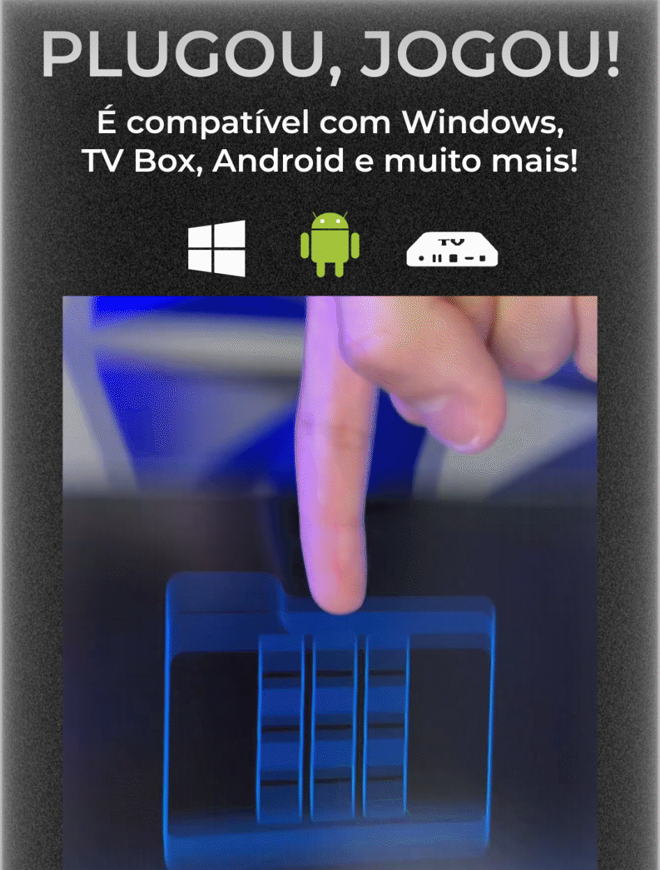 Transforme sua TV ou PC em uma verdadeira máquina de Games - Mini Game PlayZone 1TB — o SSD definitivo com +16.000 jogos de PS5, PS4, Xbox, Switch e muito mais! 🎮🔥