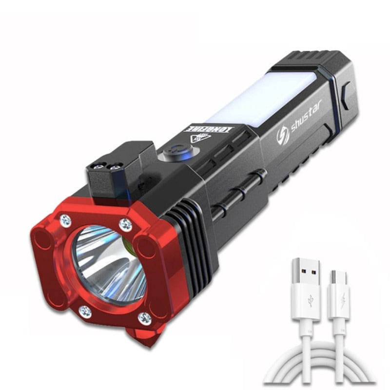 Lanterna Tática Indestrutível Favoritoz 4 em 1 - Ultra Potência