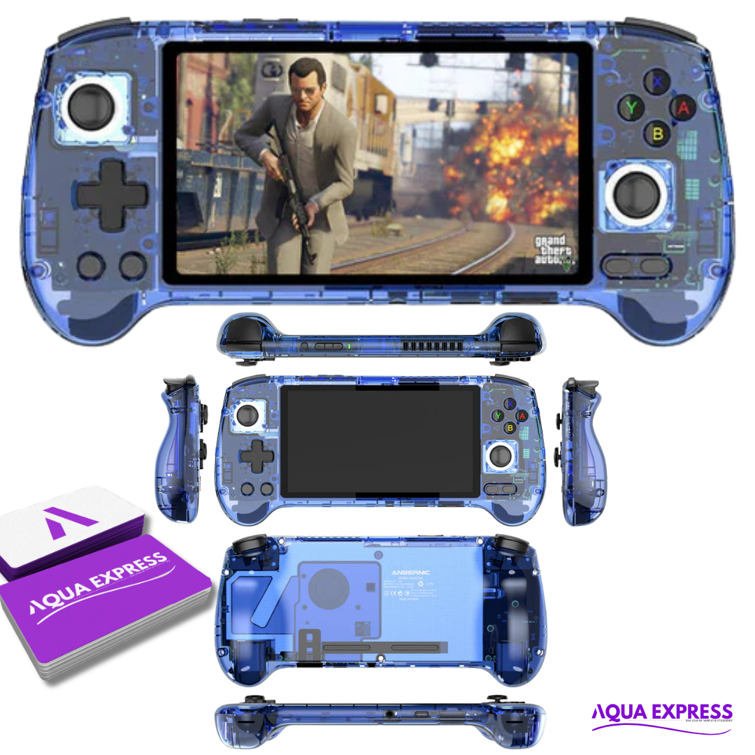 MINI GAME PORTÁTIL - Roda PS2, PS1, PSP, NITENDO, ANDROID e STEAM [BIBLIOTECA COM 1000 JOGOS JÁ INSTALADOS]🎁