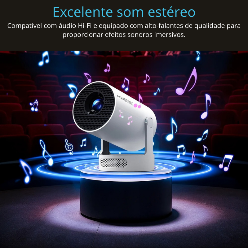Projetor Portátil 4K Magcubic